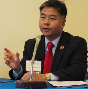 Rep. Ted Lieu, D-Calif., speaks at the FixFedRAMP event on March 3 in Washington, D.C. (Photo: Jessie Bur, MeriTalk) 