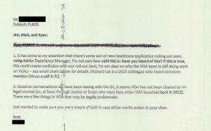 An email obtained by MeriTalk shows that the White House was surprised by the rollout of a new online application on Vets.gov and had concerns about its legality.