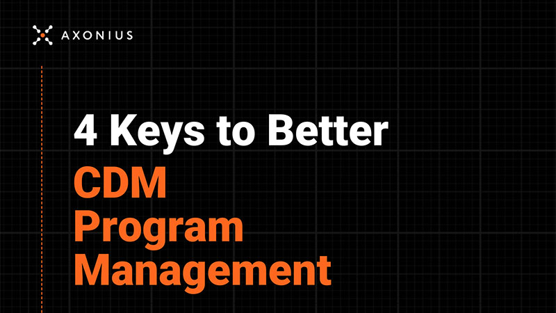 4 Keys to Better CDM Program Management